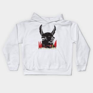 bull deer food chili Kids Hoodie